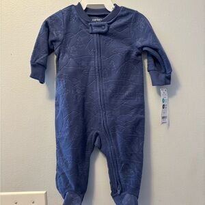 Carter's Navy Kids One Piece Footie